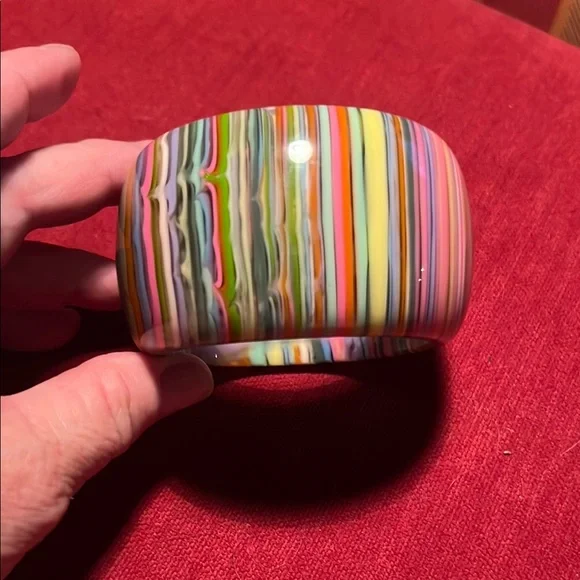Sobral Colorful Resin Bangle - Picture 2 of 8